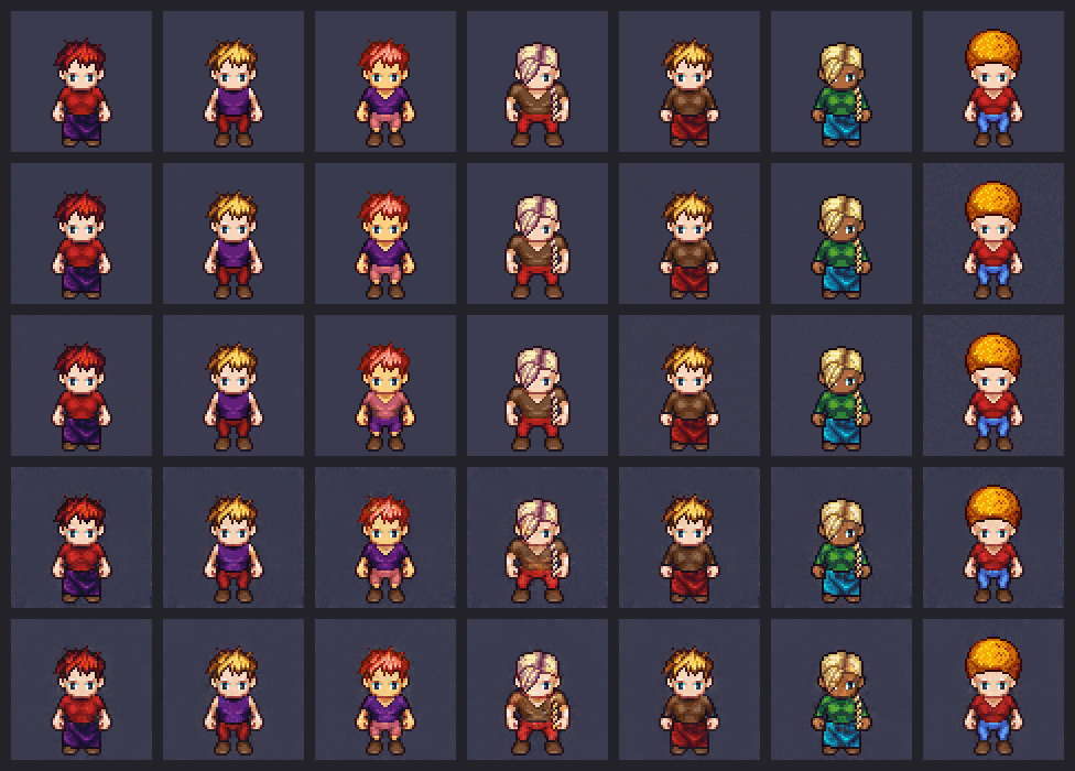 Attribute-Conditioned Sprites